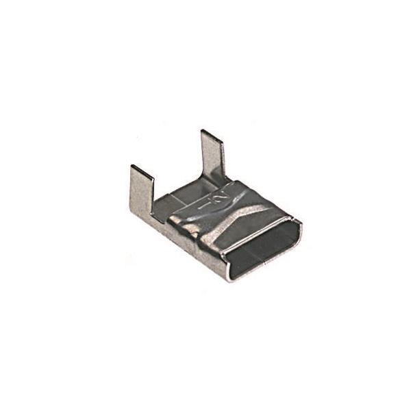 AE4539 Band-It AE4539UK Uncoated SS316 Clips 9,5 mm (3/8") for band (100 pcs/box)